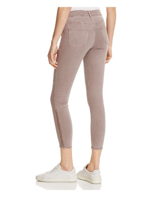 Pistola - Mid Rise Skinny Jeans with Zip-up Cuffs
