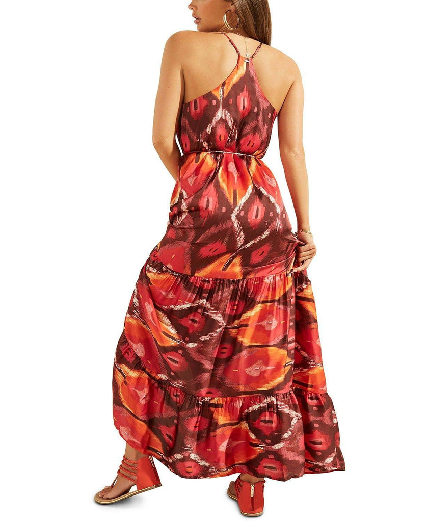 Guess - Sleeveless Tiered Printed Maxi Dress