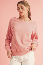 Load image into Gallery viewer, Black Bowknot Plain Round Neck Sweatshirt

