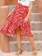 Load image into Gallery viewer, Perfee Printed Elastic Waist Skirt
