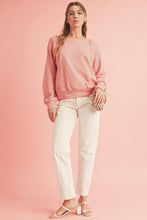 Load image into Gallery viewer, Black Bowknot Plain Round Neck Sweatshirt
