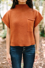 Load image into Gallery viewer, Oatmeal Patch Pocket Ribbed Knit Short Sleeve Sweater
