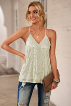 Load image into Gallery viewer, Black Sexy Contrast Spaghetti Strap Sequin Camisole

