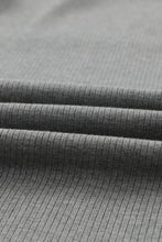 Load image into Gallery viewer, Black Basic Crew Neck Dressy Striped Mesh Long Sleeve Top
