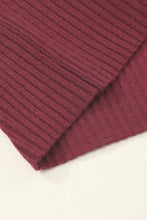 Load image into Gallery viewer, Oatmeal Patch Pocket Ribbed Knit Short Sleeve Sweater
