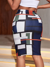 Load image into Gallery viewer, Printed High Waist Skirt
