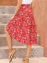 Load image into Gallery viewer, Perfee Printed Elastic Waist Skirt
