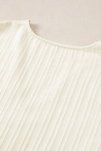 Load image into Gallery viewer, Beige Contrast Guipure Lace Petal Sleeve Plus Size Blouse

