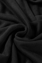 Load image into Gallery viewer, Black Bowknot Plain Round Neck Sweatshirt
