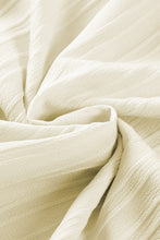 Load image into Gallery viewer, Beige Contrast Guipure Lace Petal Sleeve Plus Size Blouse
