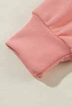 Load image into Gallery viewer, Black Bowknot Plain Round Neck Sweatshirt
