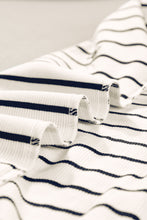 Load image into Gallery viewer, Black Stripe Ribbed Knit Tank Mini Dress
