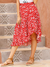 Load image into Gallery viewer, Perfee Printed Elastic Waist Skirt
