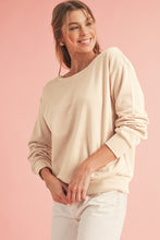 Load image into Gallery viewer, Black Bowknot Plain Round Neck Sweatshirt
