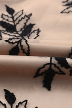 Load image into Gallery viewer, Apricot Floral Leaves Embroidered High Waist Maxi Skirt
