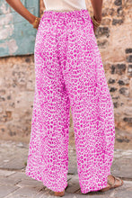 Load image into Gallery viewer, Beige Boho Leopard Print Wide Leg Pants
