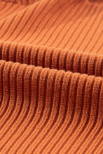 Load image into Gallery viewer, Oatmeal Patch Pocket Ribbed Knit Short Sleeve Sweater
