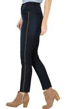 Style & Co - Solid Embellished Stripe Skinny Jeans