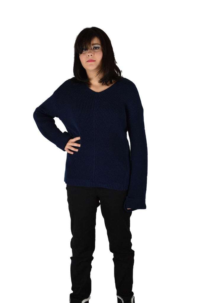 Charter Club - Solid V-Neck Cuffed Sleeve V-Neck Sweater