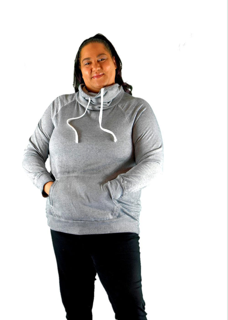Planet Gold - Solid Cowl Neck Hoodie