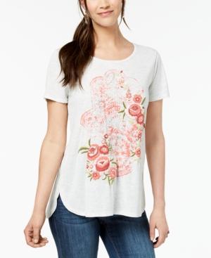 Style & Co - Floral Print T-Shirt