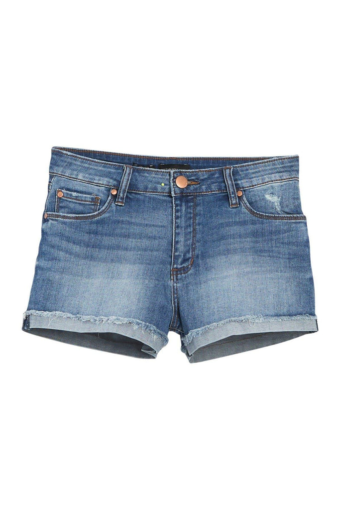 STS Blue - Distressed Mid-Rise Denim Shorts