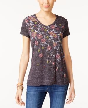 Style & Co - Floral Puff Print T-Shirt
