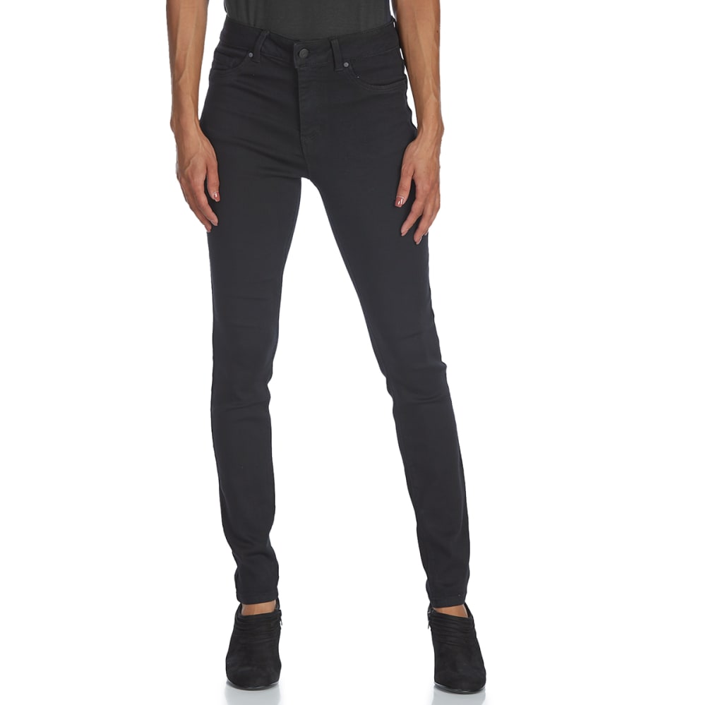 D Jeans - Solid High Rise Skinny Jeans