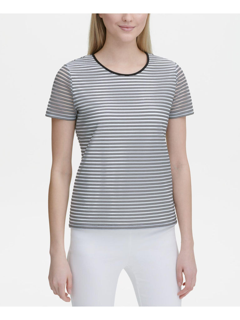 Calvin Klein - Striped Scoop Neck T-Shirt